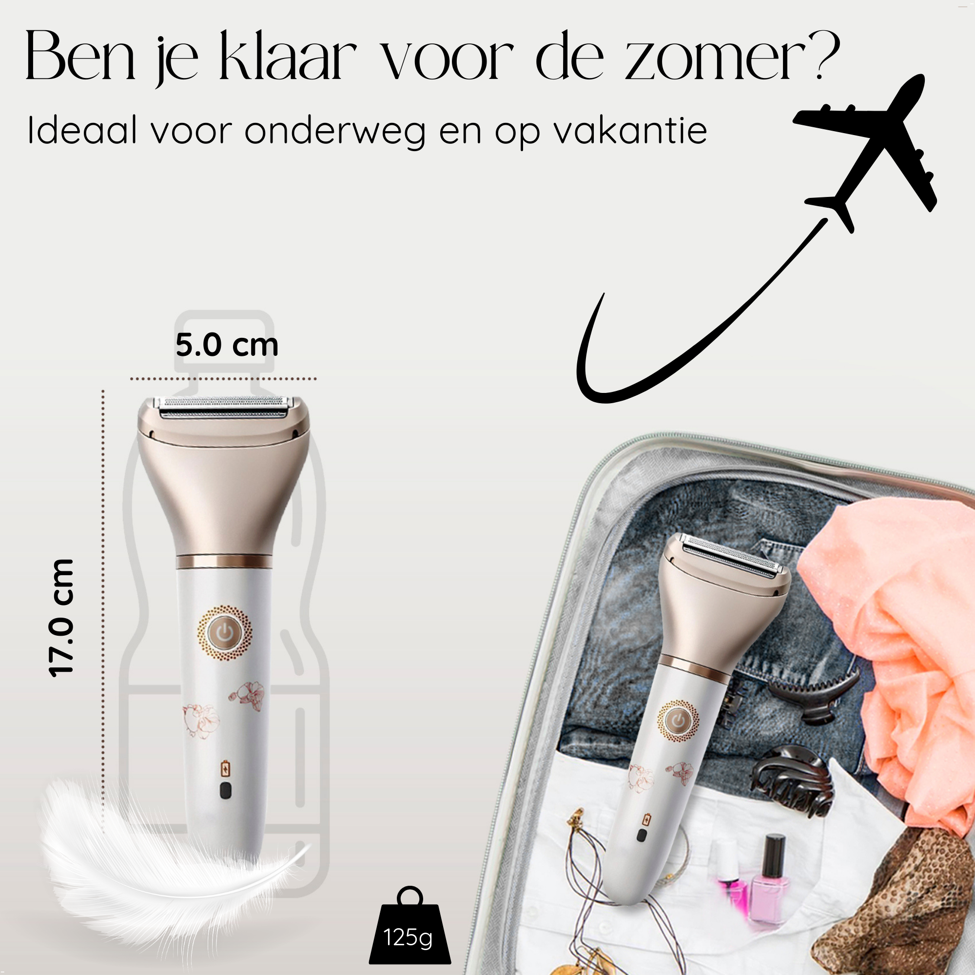 SANSBEAUTÉ® 2 IN 1 LADYSHAVE