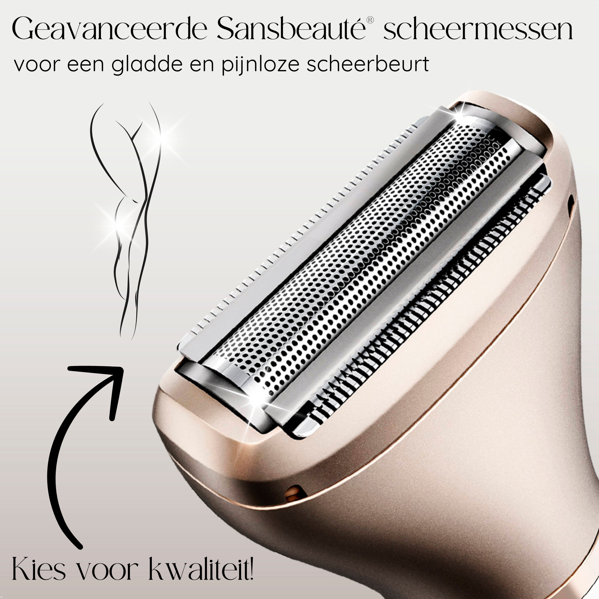 SANSBEAUTÉ® 2 IN 1 LADYSHAVE