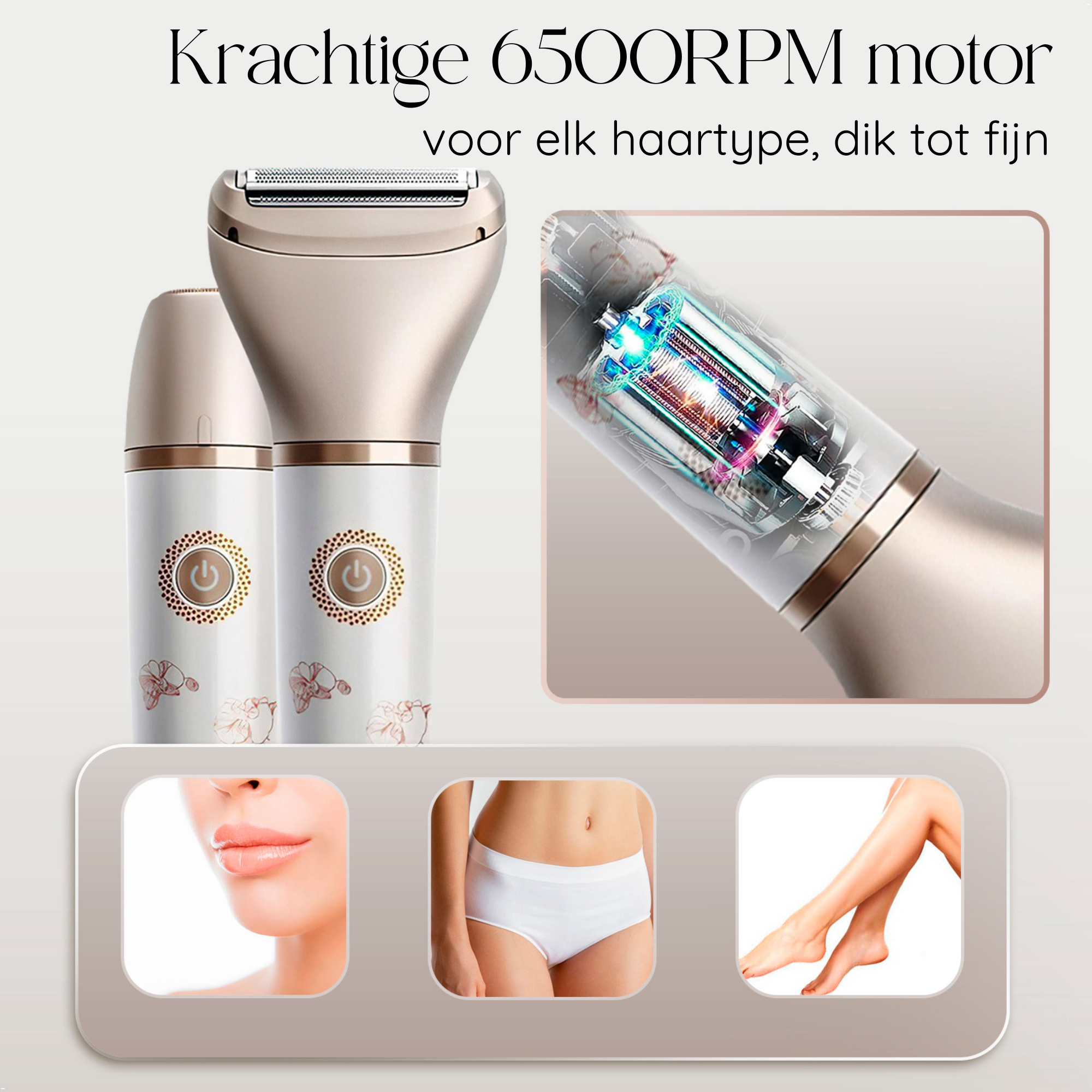 SANSBEAUTÉ® 2 IN 1 LADYSHAVE