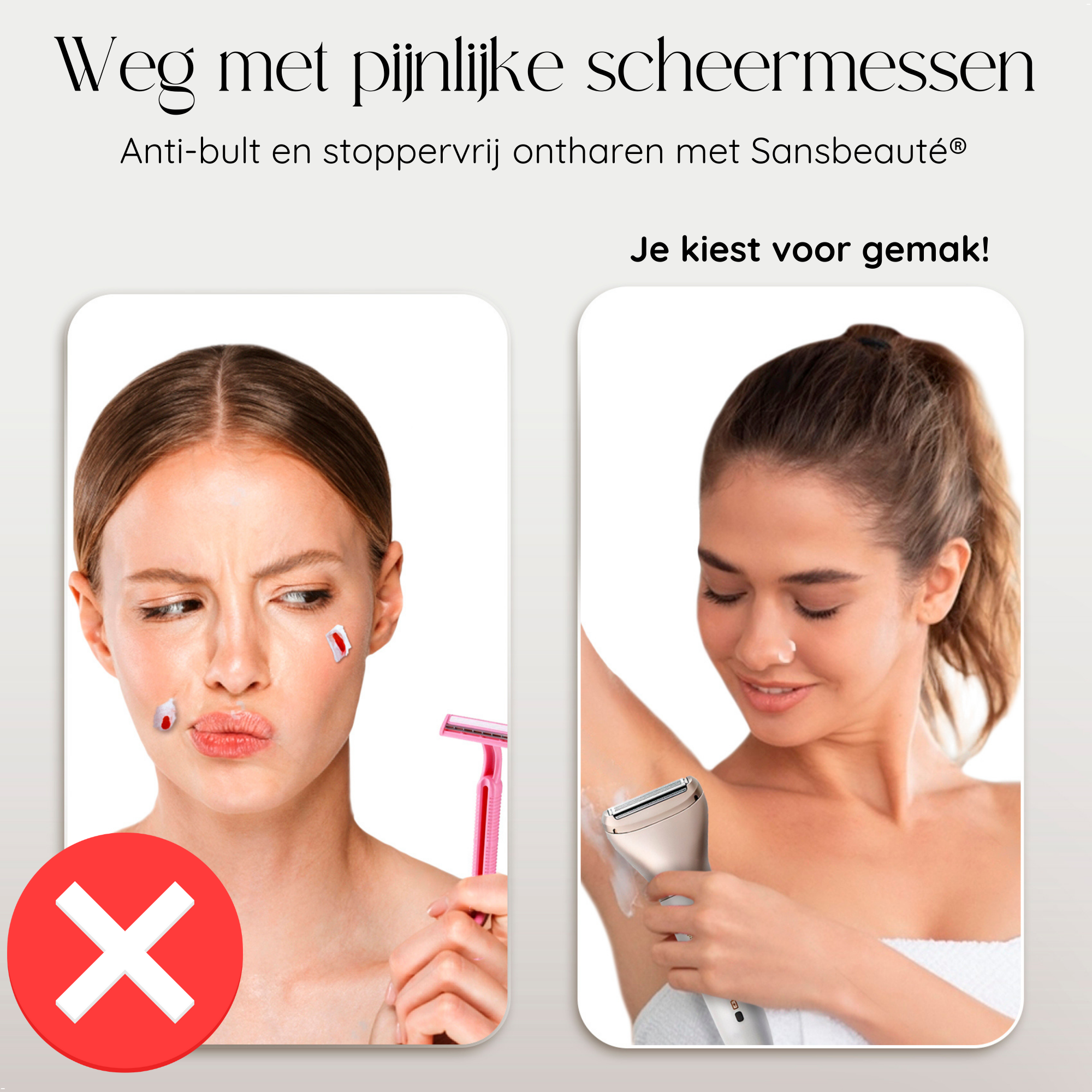 SANSBEAUTÉ® 2 IN 1 LADYSHAVE