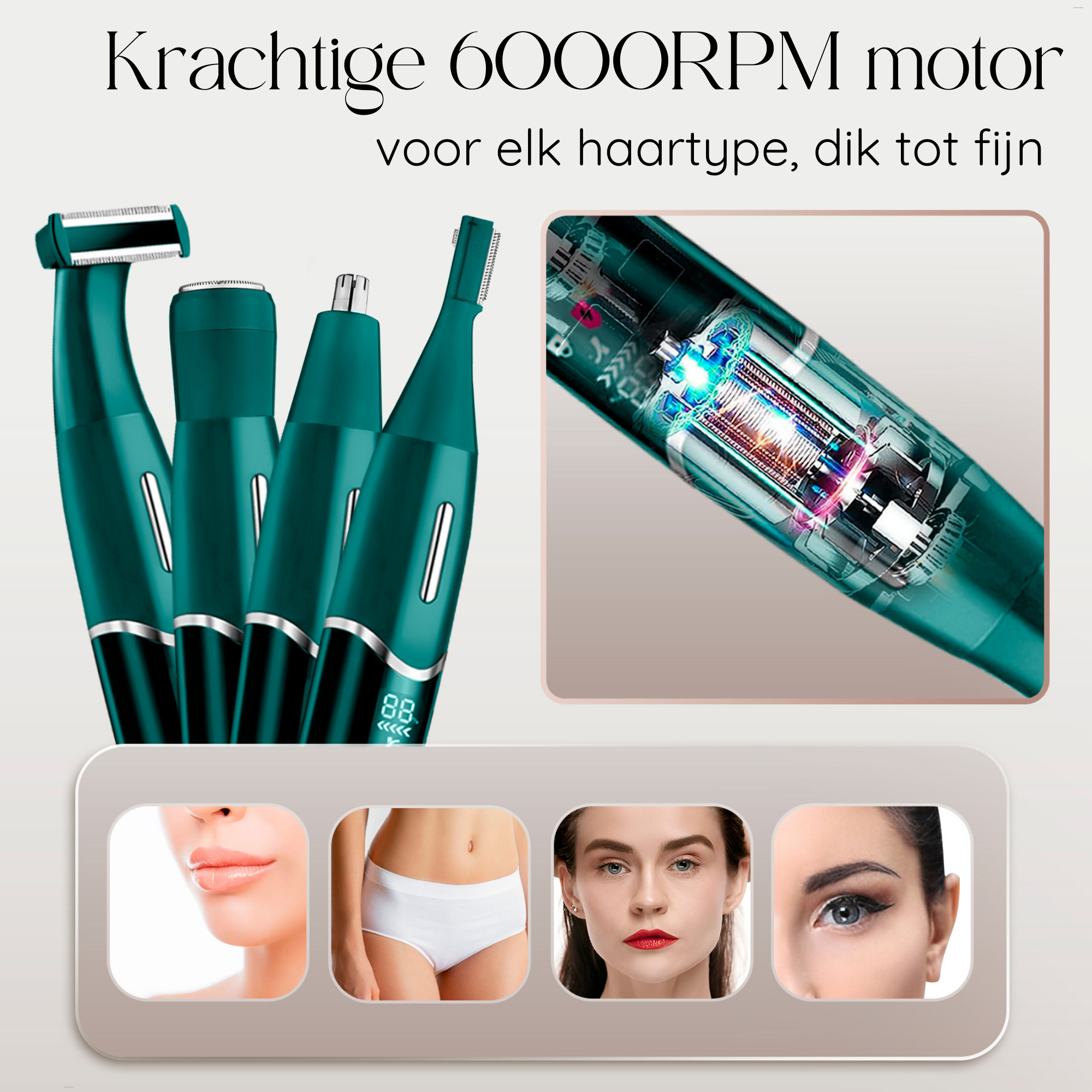 SANSBEAUTÉ® 4 IN 1 BIKINITRIMMER