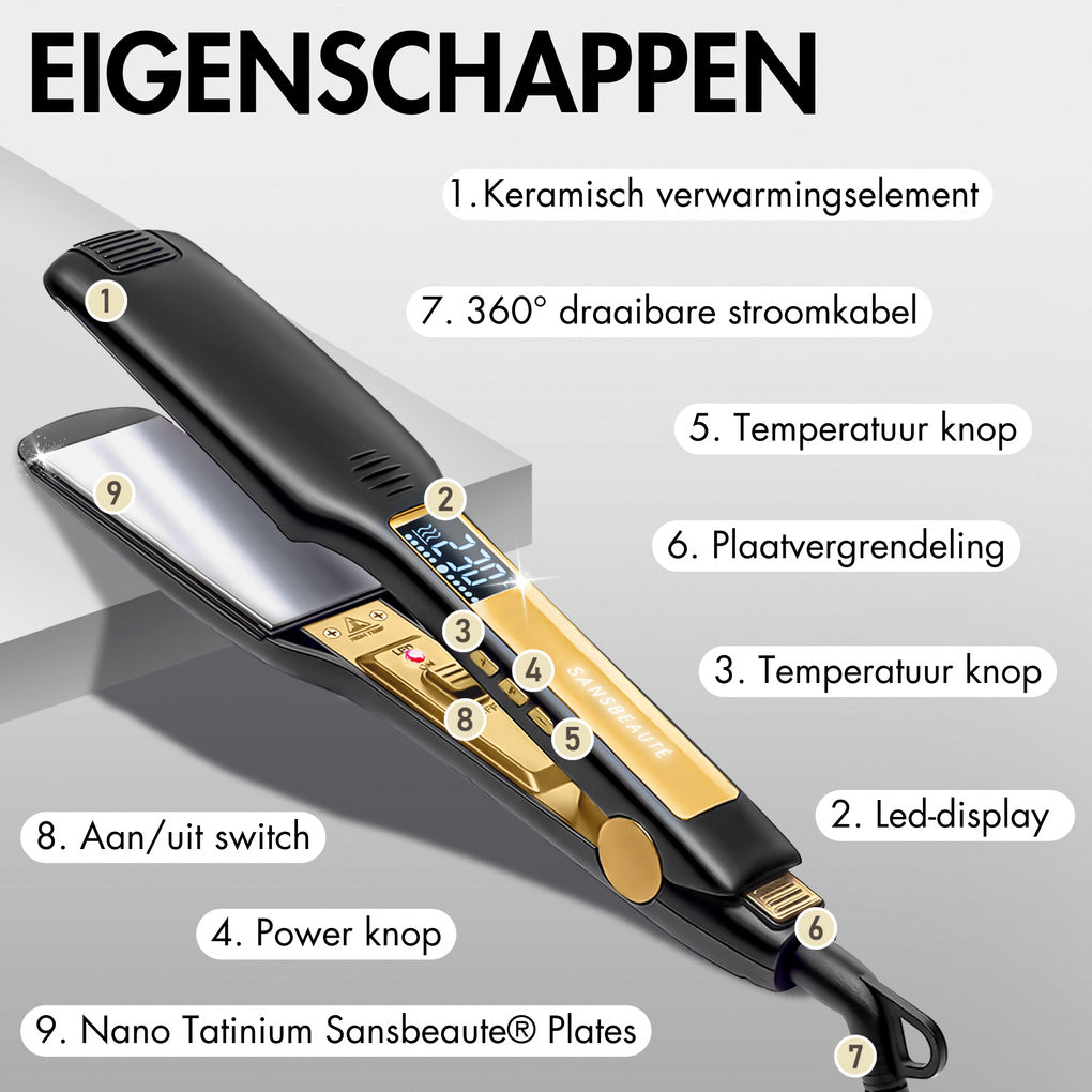 SANSBEAUTÉ® STIJLTANG